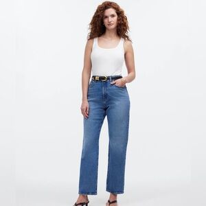 NWT Madewell. The Curvy '90s Straight Crop Jean in Hazeldell Wash SIZE 26